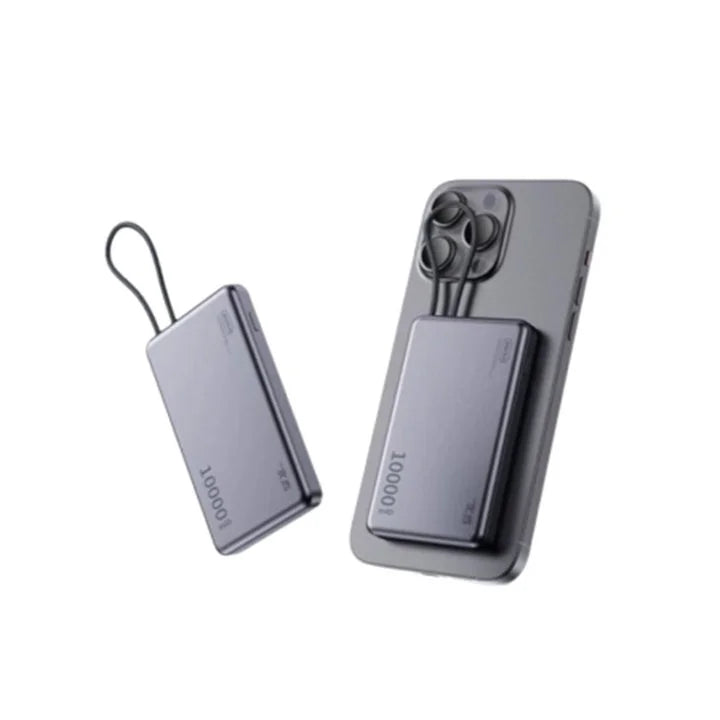 New 20000mAh Large Capacity Fast Charging Power Bank Genuine with built-in Cable Ultra-thin Compact Portable Carried on Airplane