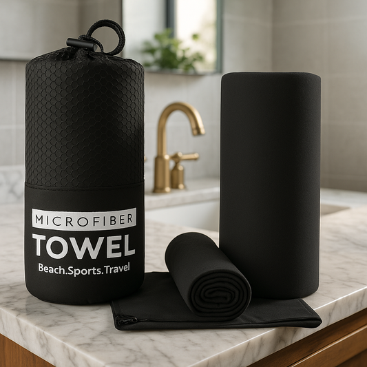 Microfiber Travel Towel, Quick Dry Towel Super Absorbent Compact Lightweight L for Beach, Gym, Pool, Bath, Yoga